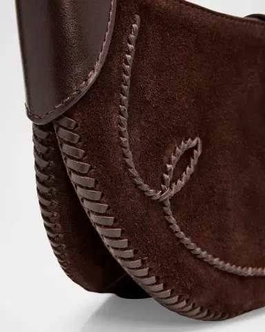 Polo Ralph Lauren Polo ID Western Suede Shoulder Bag | Thumbnail 6 Polo Ralph Lauren Polo ID Western Suede Shoulder Bag | Thumbnail 6