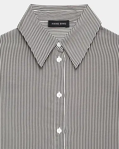 ANINE BING Bridget Oversized Pinstripe Shirt | Thumbnail 4 ANINE BING Bridget Oversized Pinstripe Shirt | Thumbnail 4