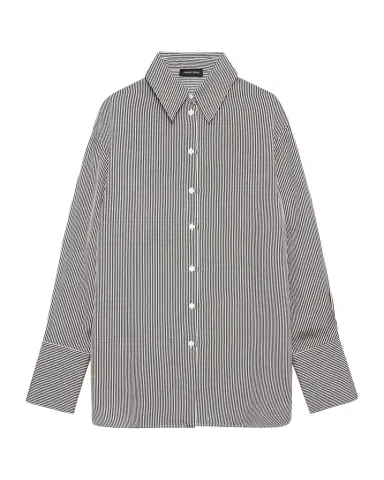 ANINE BING Bridget Oversized Pinstripe Shirt | Thumbnail 1 ANINE BING Bridget Oversized Pinstripe Shirt | Thumbnail 1