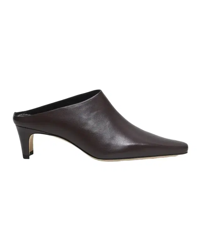 STAUD Wally 55MM Leather Mules