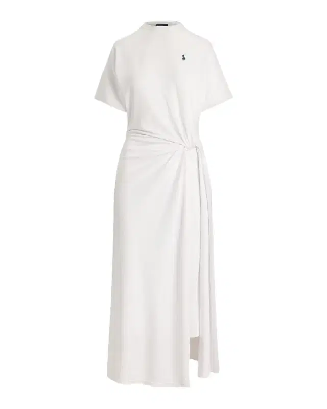 Polo Ralph Lauren Twist-Detail T-Shirt Midi Dress
