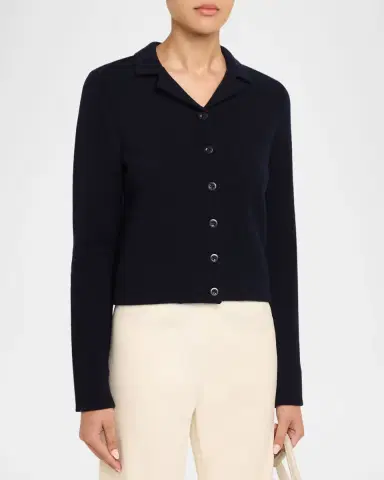 Vince Double-Face Wool Cardigan | Thumbnail 4 Vince Double-Face Wool Cardigan | Thumbnail 4