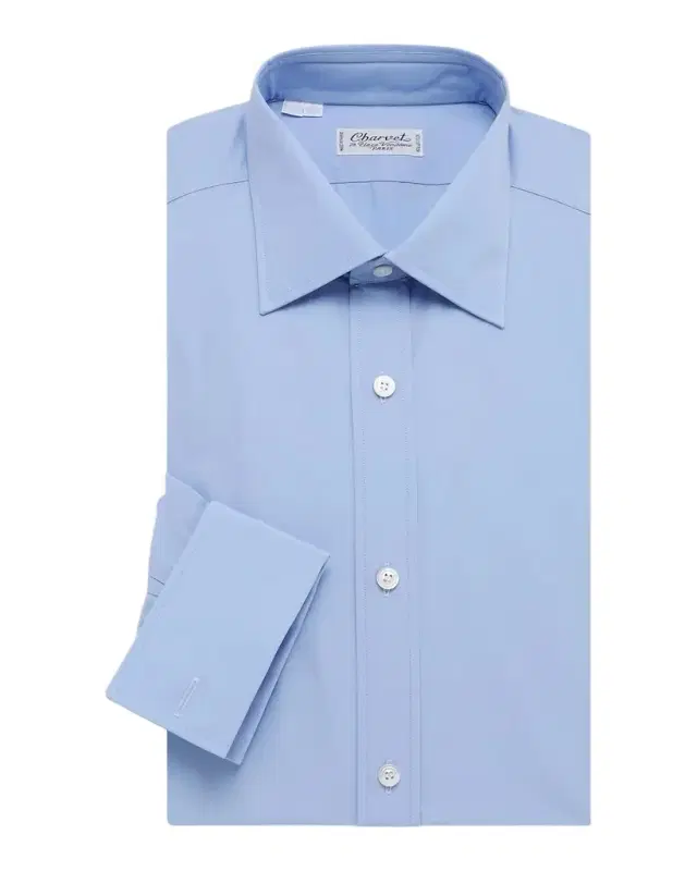 Charvet Men 's Cotton Poplin Dress Shirt
