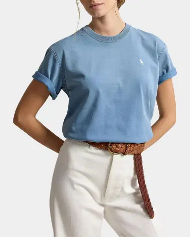 Polo Ralph Lauren Logo Cotton Jersey T-Shirt | Thumbnail 4 Polo Ralph Lauren Logo Cotton Jersey T-Shirt | Thumbnail 4