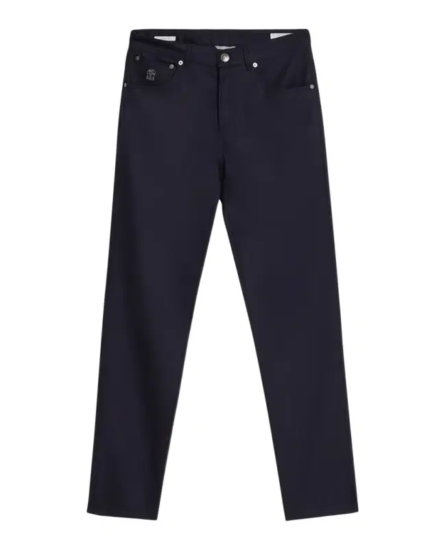 Brunello Cucinelli Men 's Flannel Tapered Leg Five-Pocket Pants