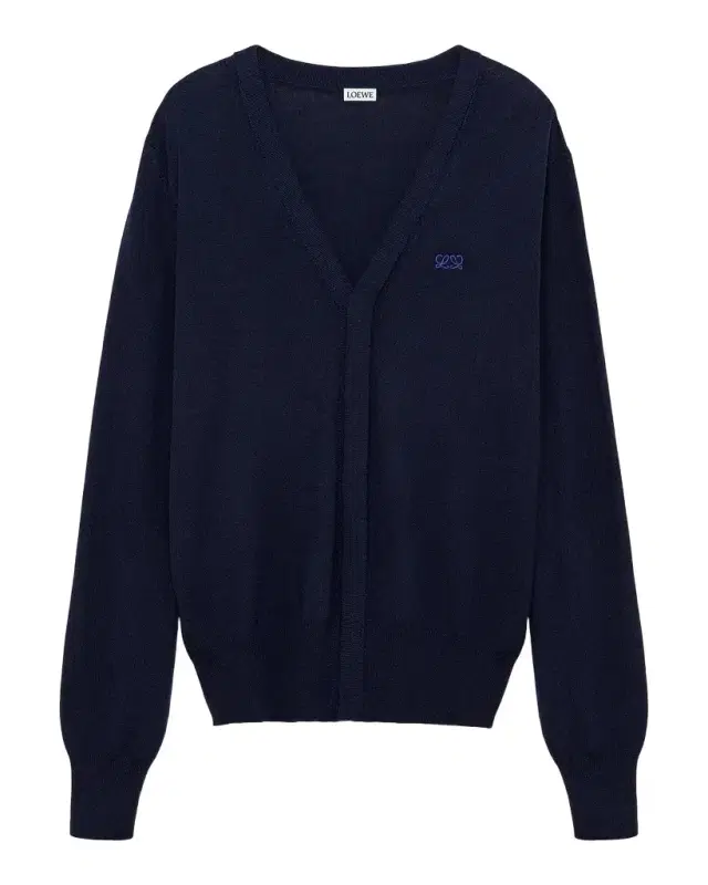 Loewe Men 's Logo Wool-Blend Cardigan