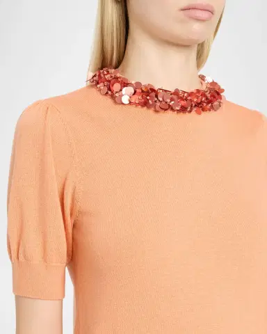 Ulla Johnson Jude Embellished Merino Sweater | Thumbnail 5