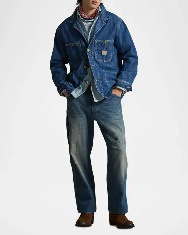 Polo Ralph Lauren Faded Five-Pocket Jeans | Thumbnail 2 Polo Ralph Lauren Faded Five-Pocket Jeans | Thumbnail 2