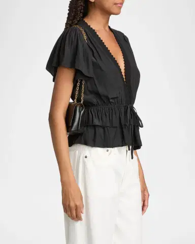Ramy Brook Emberly Chiffon Tiered Blouse | Thumbnail 7 Ramy Brook Emberly Chiffon Tiered Blouse | Thumbnail 7