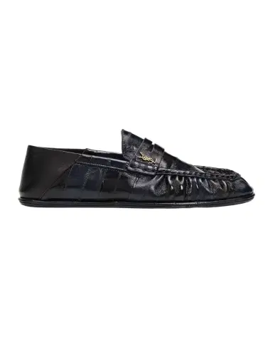 Saint Laurent Le Eel Leather Penny Loafers | Thumbnail 1 Saint Laurent Le Eel Leather Penny Loafers | Thumbnail 1