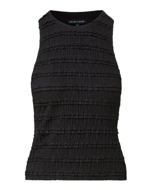 Veronica Beard Jordyn Cropped Tank Top