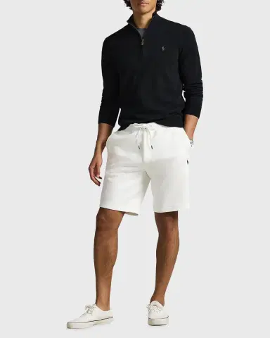 Polo Ralph Lauren Men's Double-Knit Drawstring Shorts | Thumbnail 2 Polo Ralph Lauren Men's Double-Knit Drawstring Shorts | Thumbnail 2