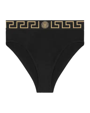 Versace Topeka Logo Stretch Cotton Jersey Briefs | Thumbnail 1 Versace Topeka Logo Stretch Cotton Jersey Briefs | Thumbnail 1