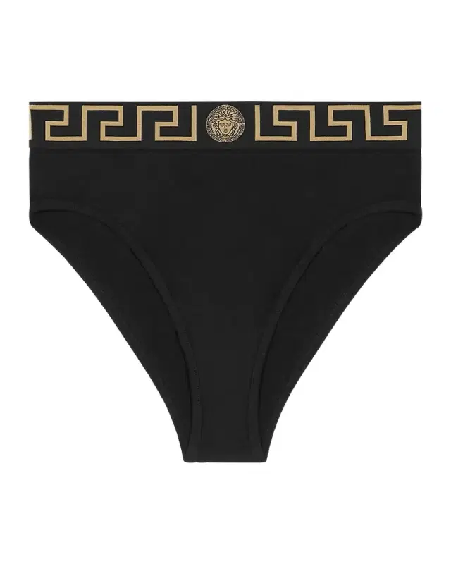 Versace Topeka Logo Stretch Cotton Jersey Briefs