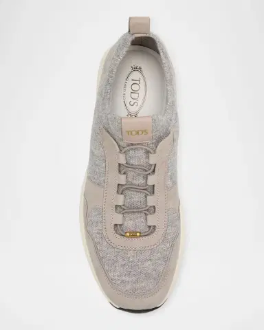 Tod's Sportiva Knit Suede Trainer Sneakers | Thumbnail 6