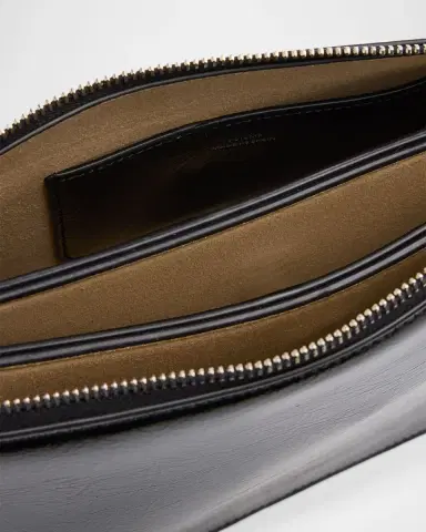 TOTEME Threefold Naplack Leather Clutch | Thumbnail 4