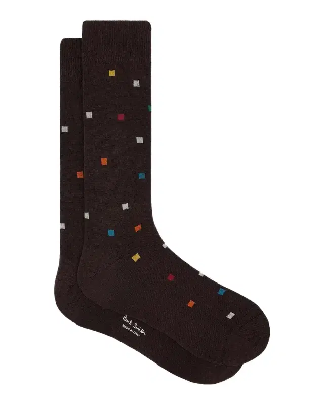 Paul Smith 2-Pack Noah Signature Square Pattern Socks