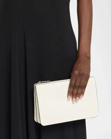 TOTEME Threefold Leather Clutch | Thumbnail 2