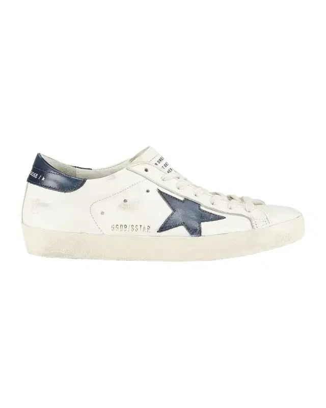 Golden Goose Men 's Super Star Leather Low-Top Sneakers