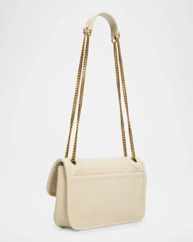 Saint Laurent Niki Mini Logo Leather Shoulder Bag | Thumbnail 3