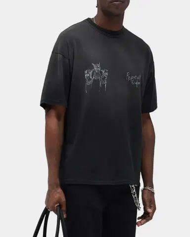 Represent Men's Legacy Hand-Drawn Thoroughbred Dogs T-Shirt | Thumbnail 9 Represent Men's Legacy Hand-Drawn Thoroughbred Dogs T-Shirt | Thumbnail 9