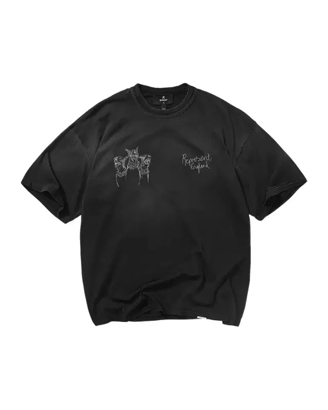 Represent Men's Legacy Hand-Drawn Thoroughbred Dogs T-Shirt