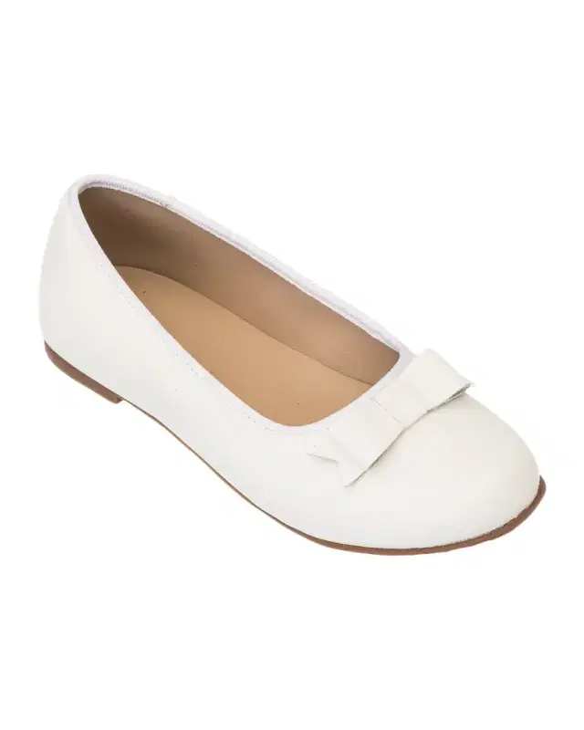 Elephantito Girl's Camille Metallic Leather Flats, Toddler/Kids