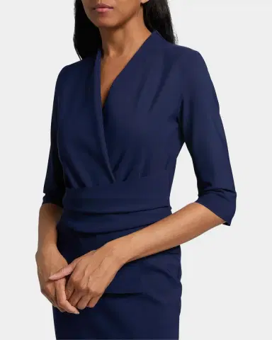 Chiara Boni La Petite Robe Agusia Surplice Cocktail Midi Dress | Thumbnail 5