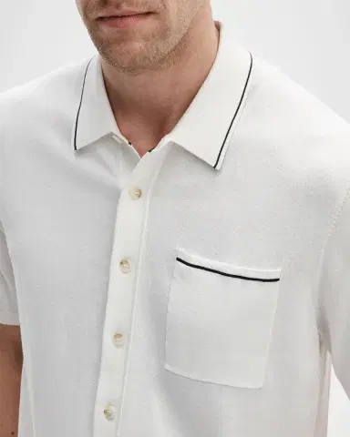 rag & bone Men 's Conrad Silk-Cotton Shirt | Thumbnail 5