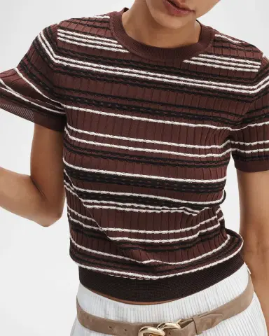 rag & bone Karina Striped Short-Sleeve Shirt | Thumbnail 5 rag & bone Karina Striped Short-Sleeve Shirt | Thumbnail 5