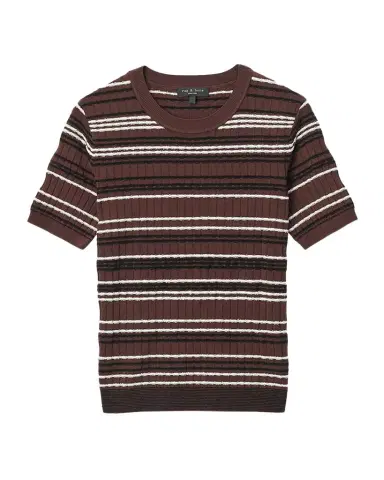 rag & bone Karina Striped Short-Sleeve Shirt | Thumbnail 1 rag & bone Karina Striped Short-Sleeve Shirt | Thumbnail 1