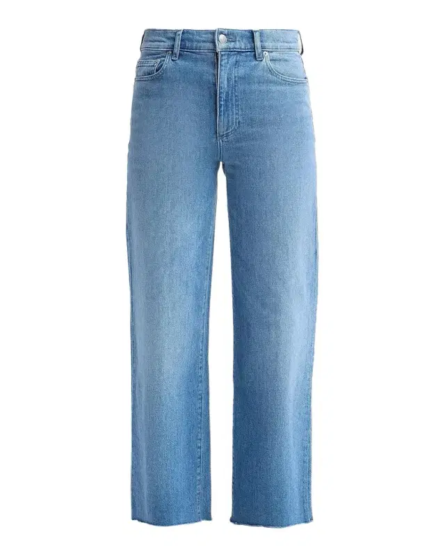 LE JEAN Petite Column High-Rise Jeans