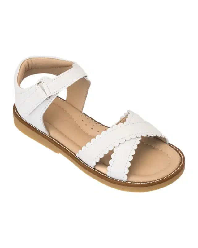Elephantito Girl's Bloom Leather Sandals, Baby/Toddler/Kid