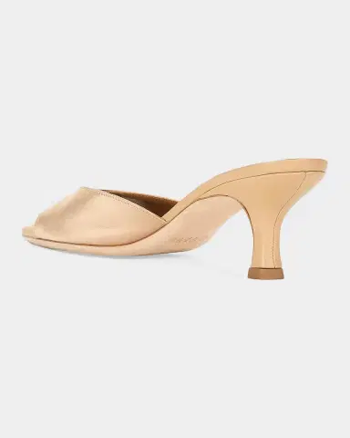Staud Brigitte 55MM Satin Mules | Thumbnail 3 Staud Brigitte 55MM Satin Mules | Thumbnail 3