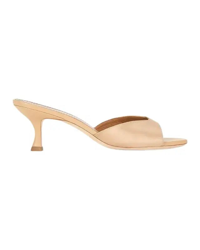 Brigitte 55MM Satin Mules