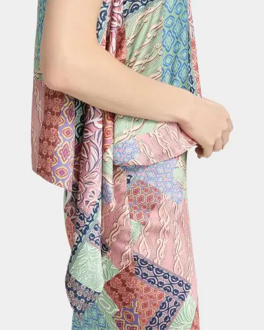 MISA Los Angeles Jana Patchwork-Print Top | Thumbnail 5 MISA Los Angeles Jana Patchwork-Print Top | Thumbnail 5