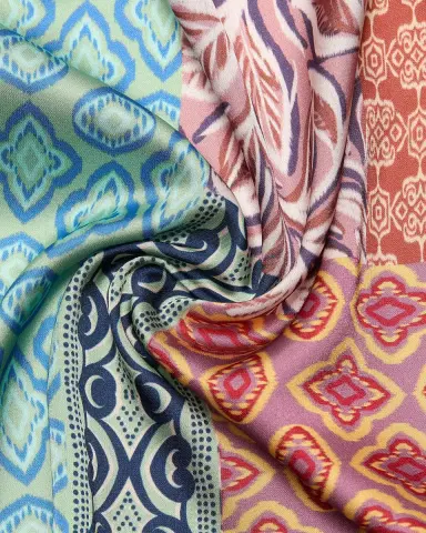 MISA Los Angeles Jana Patchwork-Print Top | Thumbnail 6 MISA Los Angeles Jana Patchwork-Print Top | Thumbnail 6