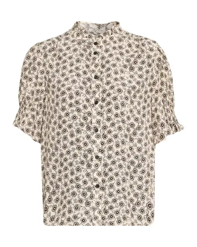 rag & bone Dakota Floral Silk-Blend Shirt