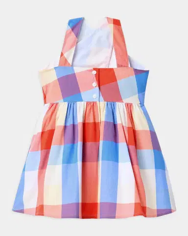 Janie and Jack Little Girl's & Girl's Crisscross Plaid Dress & Bloomers Set | Thumbnail 2 Janie and Jack Little Girl's & Girl's Crisscross Plaid Dress & Bloomers Set | Thumbnail 2