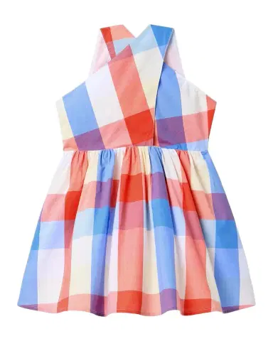 Janie and Jack Little Girl's & Girl's Crisscross Plaid Dress & Bloomers Set | Thumbnail 1 Janie and Jack Little Girl's & Girl's Crisscross Plaid Dress & Bloomers Set | Thumbnail 1