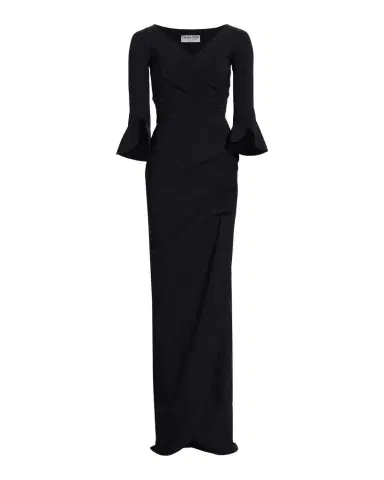Chiara Boni La Petite Robe Zalfa Ruched Column Gown | Thumbnail 1 Chiara Boni La Petite Robe Zalfa Ruched Column Gown | Thumbnail 1