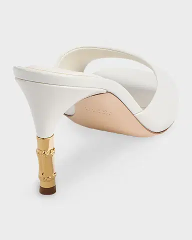 Gucci 75mm Castello Leather Mules | Thumbnail 2 Gucci 75mm Castello Leather Mules | Thumbnail 2