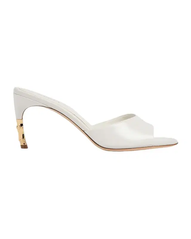 Gucci 75mm Castello Leather Mules