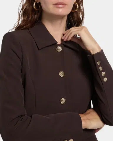 Generation Love Oliver Stretch Crepe Cropped Blazer | Thumbnail 5 Generation Love Oliver Stretch Crepe Cropped Blazer | Thumbnail 5