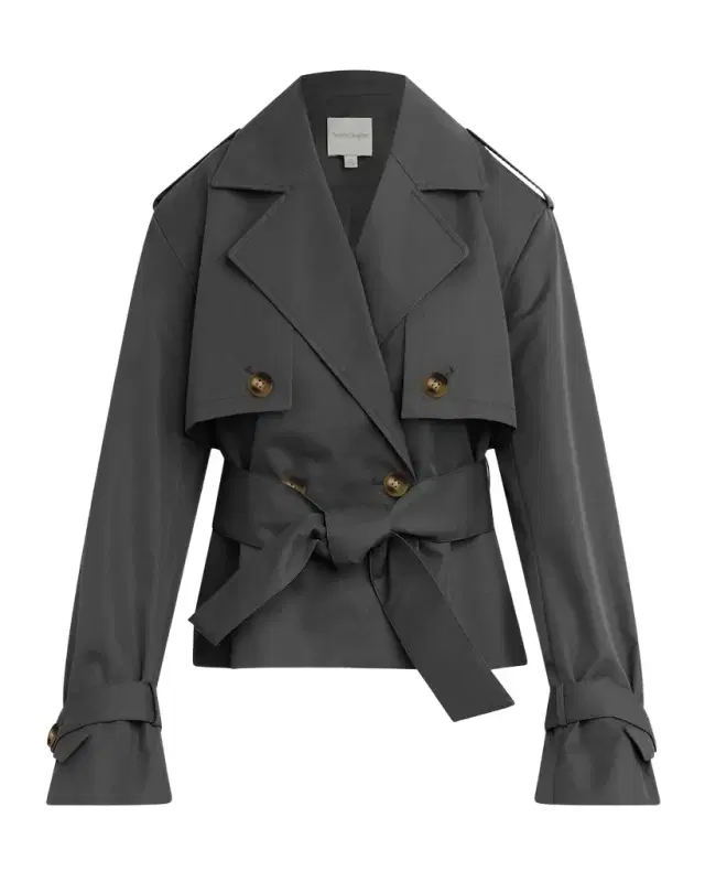 Favorite Daughter The Cropped Charles Trench Coat