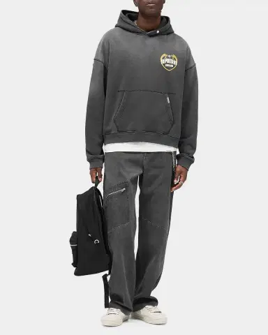 Represent Men's Legacy Represent Angel Border Logo Cotton Hoodie | Thumbnail 2 Represent Men's Legacy Represent Angel Border Logo Cotton Hoodie | Thumbnail 2