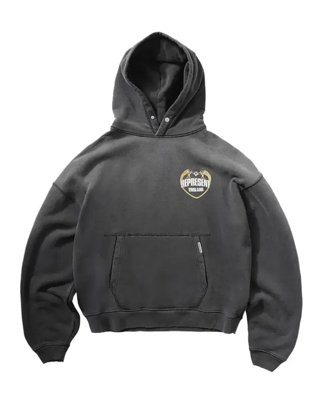 Represent Men's Legacy Represent Angel Border Logo Cotton Hoodie