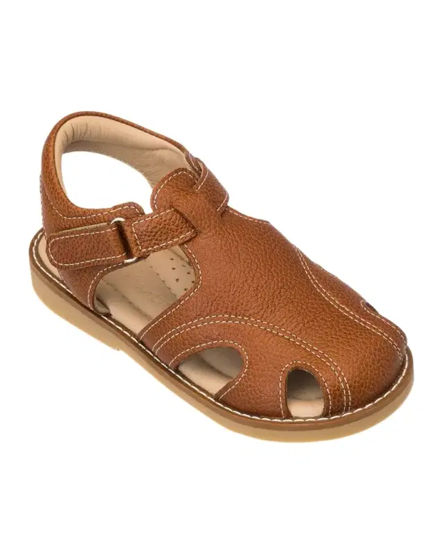 Elephantito Girl's Spencer Leather Fisherman Sandals, Baby/Toddler
