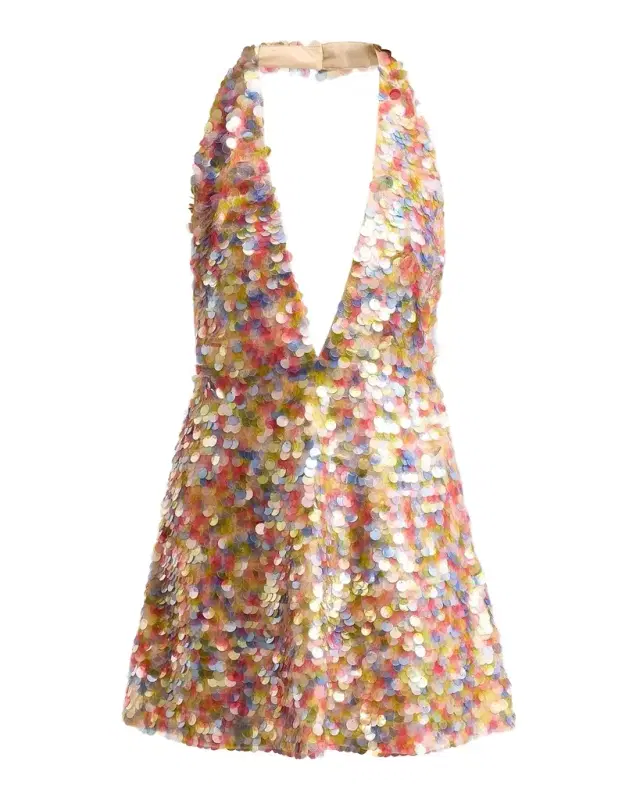 Retrofete Avigail Sequin Mini Dress