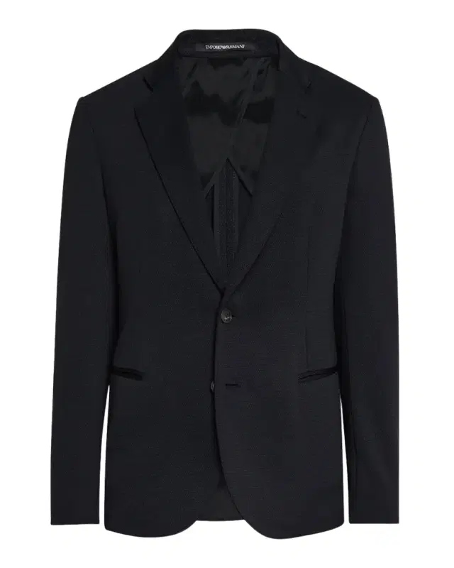 Emporio Armani Men 's Rice Stitch Single-Breasted Sport Coat